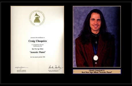 Craig Chaquico Grammy nomination for Best New Age Album - Acoustic Planet